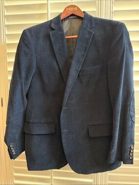 Stafford Navy Corduroy Sport Coat